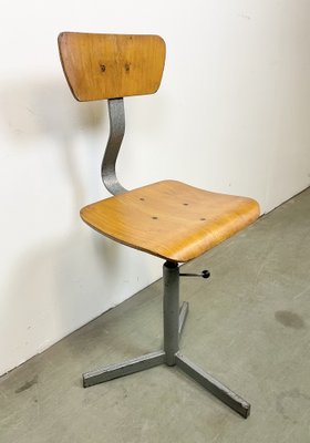 Industrial Workshop Swivel Chair, 1960s-CGF-1293263