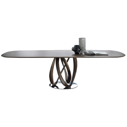 INFINITY - Oval Table (Glass)