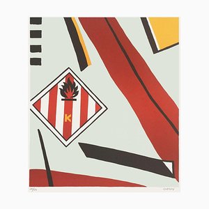 Inflammable, Peter Klasen, 1989, Lithograph-FMZ-920726