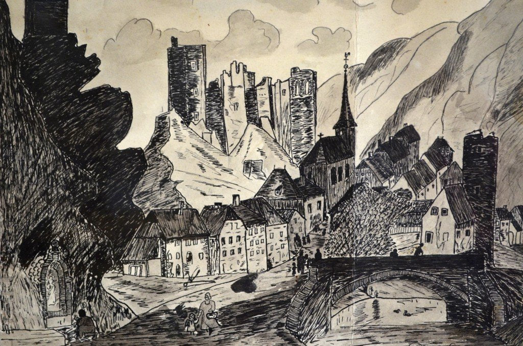 Ink Landscape, 1940s