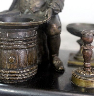 Inkwell Bronze, Late 19th Century-RVK-827904