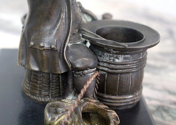 Inkwell Bronze, Late 19th Century-RVK-827904