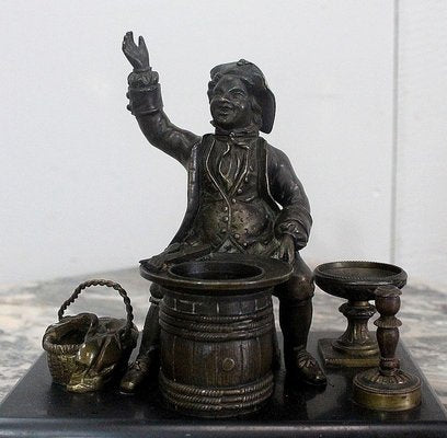 Inkwell Bronze, Late 19th Century-RVK-827904