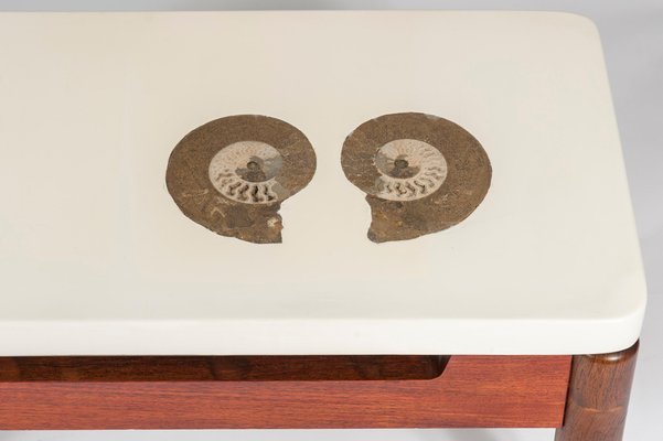 Inlaid Ammonite Coffee Table by Philippe Barbier-NJJ-1260320