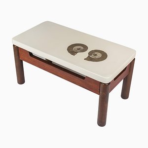 Inlaid Ammonite Coffee Table by Philippe Barbier-NJJ-1260320