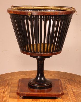 Inlaid Mahogany Planter, 1900s-HPU-1430714