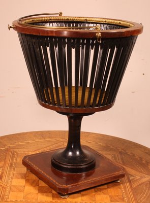 Inlaid Mahogany Planter, 1900s-HPU-1430714