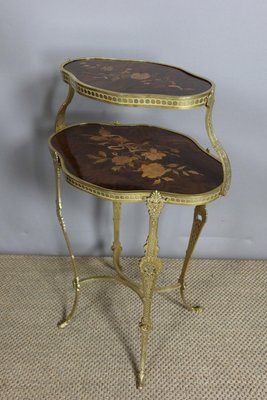 Inlaid Pedestal Table-WSV-2036668