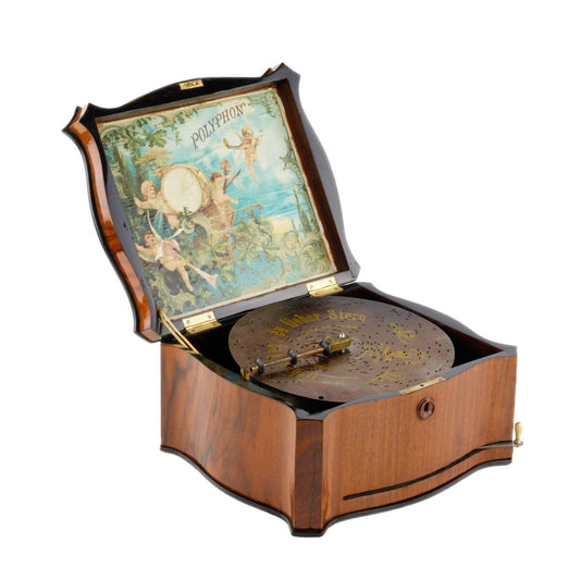 Inlaid Polyphon Music Box