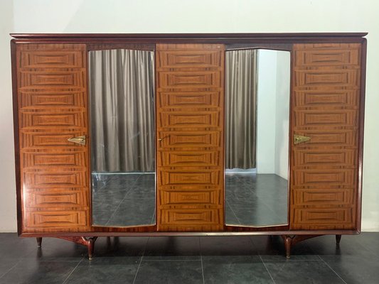 Inlaid Rosewood Wardrobe from Dassi, 1950s-IJR-796155