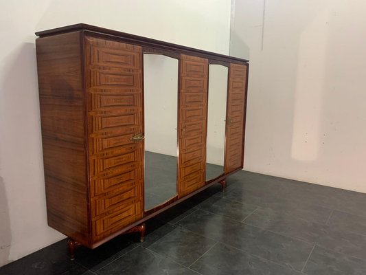 Inlaid Rosewood Wardrobe from Dassi, 1950s-IJR-796155