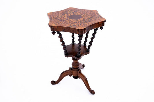 Inlaid Side Table, France, 1880