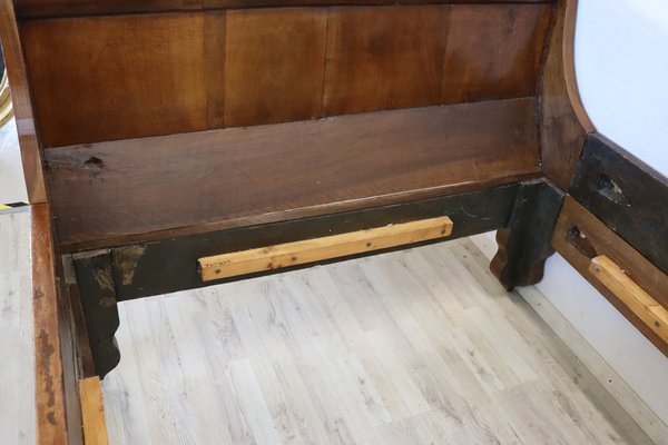 Inlaid Walnut Bed, 1820s-DCO-1408348