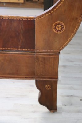 Inlaid Walnut Bed, 1820s-DCO-1408348