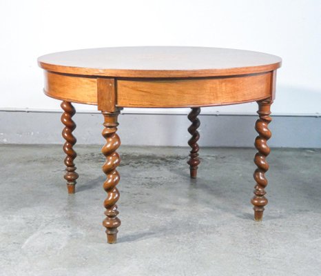 Inlaid Walnut Carlo Table, 1800s-OJE-1355007