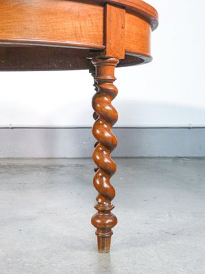 Inlaid Walnut Carlo Table, 1800s-OJE-1355007