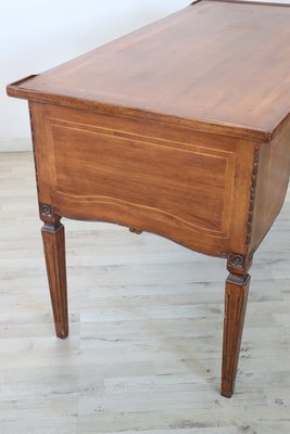 Inlaid Walnut Writing Desk, 1950s-DCO-1166405