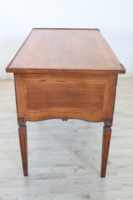 Inlaid Walnut Writing Desk, 1950s-DCO-1166405