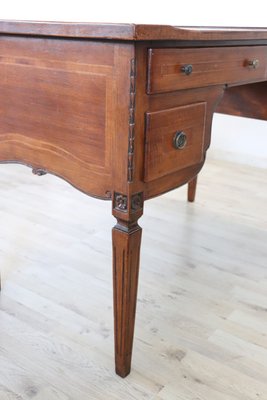 Inlaid Walnut Writing Desk, 1950s-DCO-1166405