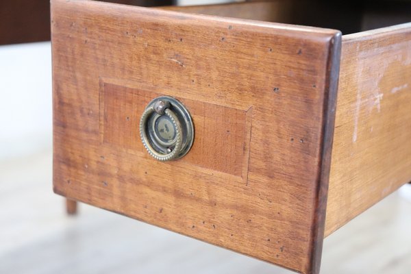 Inlaid Walnut Writing Desk, 1950s-DCO-1166405