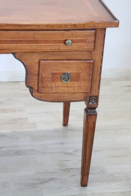 Inlaid Walnut Writing Desk, 1950s-DCO-1166405