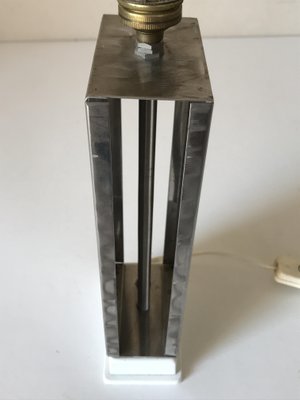 Inox Table Lamp, 1970s-NER-1429080