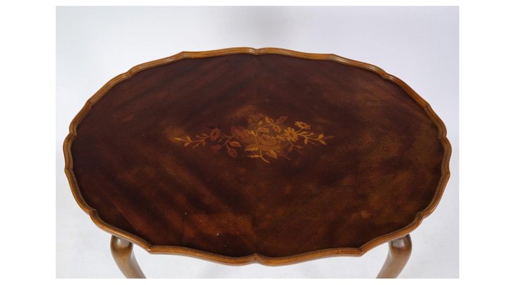 Insert Tables with Neo-Rococo-Style Marquetry, 1960s, Set of 3-UY-1274079