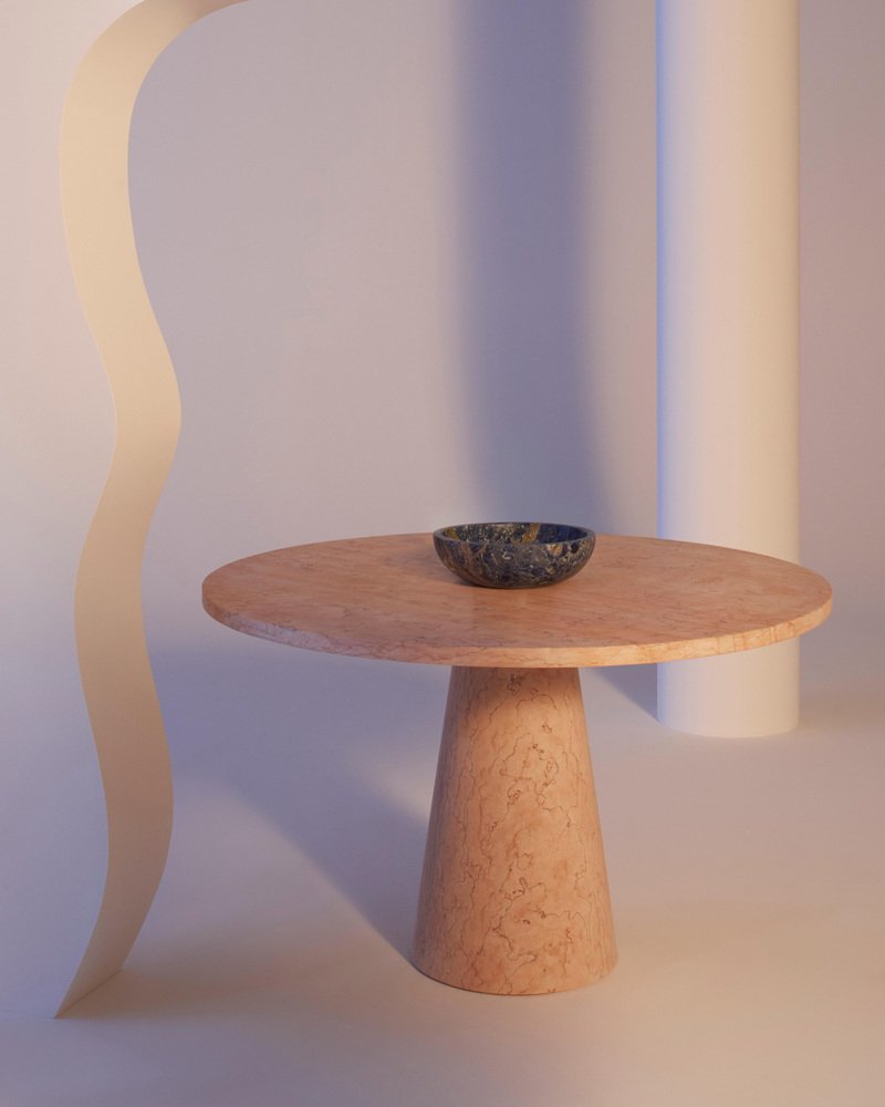 Inside Out Dining Table by Karen Chekerdjian