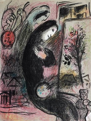 Inspiration Lithograph by Marc Chagall-KHH-543144