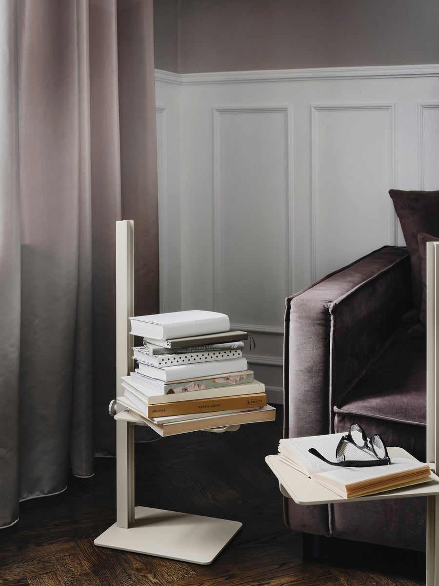 Museum side table, beige