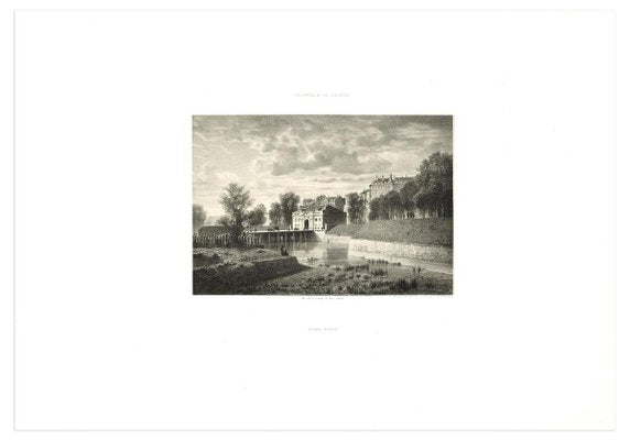 Interieur de Geneve. Porte Neuve - Lithograph by A. Fontanesi 1854-ZCI-761750