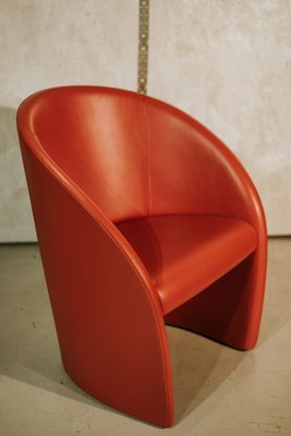 Intervista Lounge Chair by Massimo and Lella Vignelli for Poltrona Frau, Italy 1989-ERB-1763302