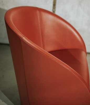 Intervista Lounge Chair by Massimo and Lella Vignelli for Poltrona Frau, Italy 1989-ERB-1763302