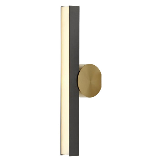 Ip Calee V2 Satin Graphite and Brass Wall Light by POOL