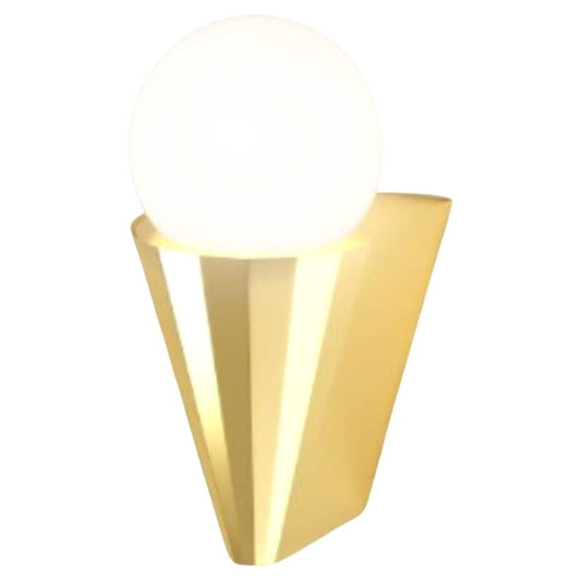 Ip Cornet Polished Brass Wall Light by Emilie Cathelineau