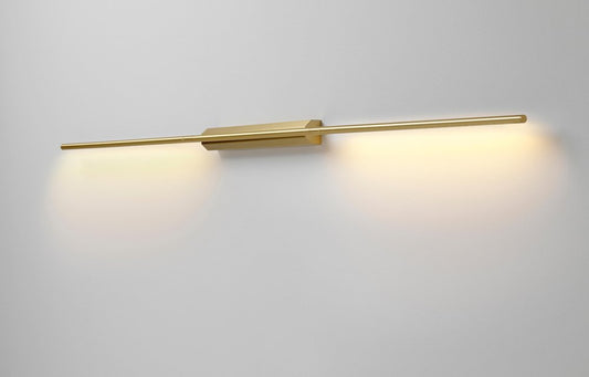 IP Link Double 960 Satin Brass Wall Light by Emilie Cathelineau