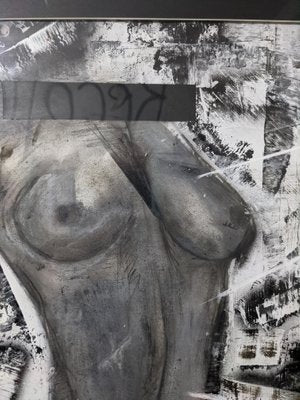 Irakli Kavtaradze (Akuna), Woman 1, 2020, Mixed Media on Canvas-CHG-1080422