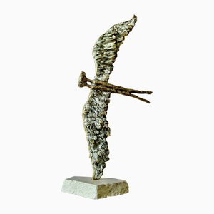 Irakli Tsuladze, Flying, 2024, Bronze & Marble-CHG-2037955