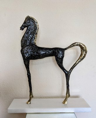 Irakli Tsuladze, Horse, 2023, Bronze & Marble-CHG-2037952