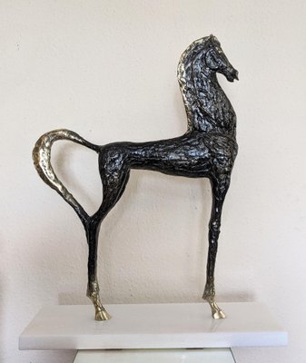 Irakli Tsuladze, Horse, 2023, Bronze & Marble-CHG-2037952