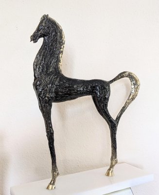 Irakli Tsuladze, Horse, 2023, Bronze & Marble-CHG-2037952