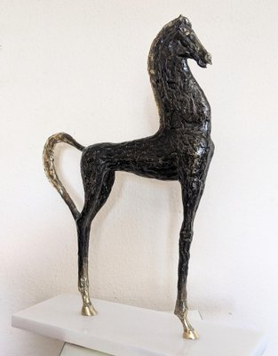 Irakli Tsuladze, Horse, 2023, Bronze & Marble-CHG-2037952