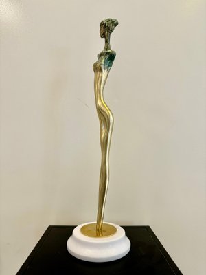 Irakli Tsuladze, Muse, 2023, Bronze & Marble-CHG-2037953