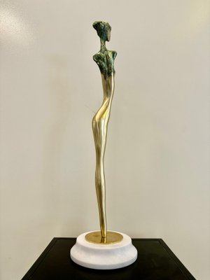 Irakli Tsuladze, Muse, 2023, Bronze & Marble-CHG-2037953