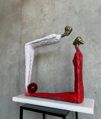 Irakli Tsuladze, Square of Love, 2021, Bronze, Marble & Glass Sculpture-CHG-2037588