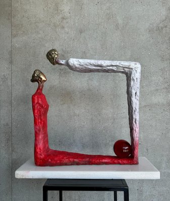 Irakli Tsuladze, Square of Love, 2021, Bronze, Marble & Glass Sculpture-CHG-2037588