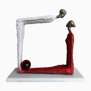 Irakli Tsuladze, Square of Love, 2021, Bronze, Marble & Glass Sculpture-CHG-2037588