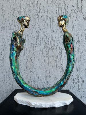 Irakli Tsuladze, Together, 2024, Bronze & Marble-CHG-2037954