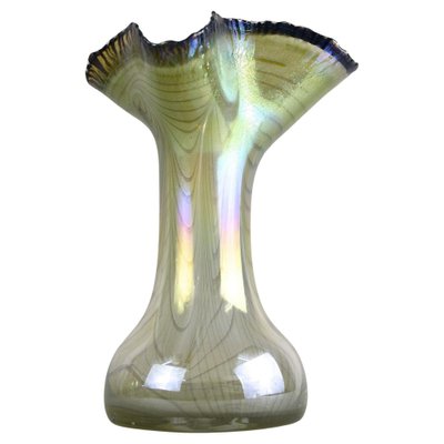 Iridescent Glass Vase by E. Eisch, Germany, 1982-TQA-1789552