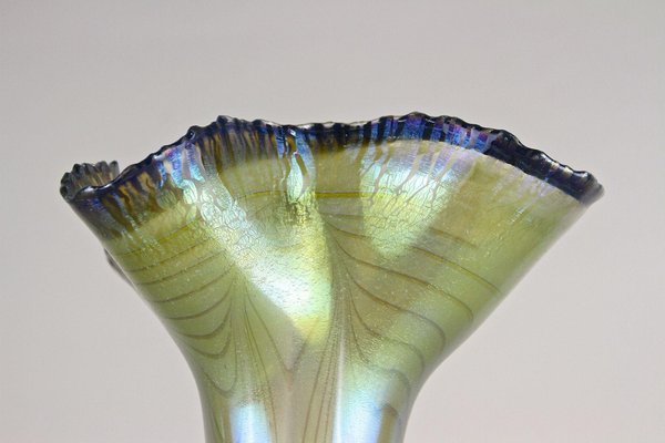 Iridescent Glass Vase by E. Eisch, Germany, 1982-TQA-1789552